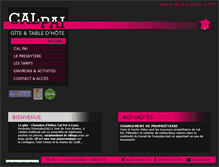 Tablet Screenshot of gite-calpai.com